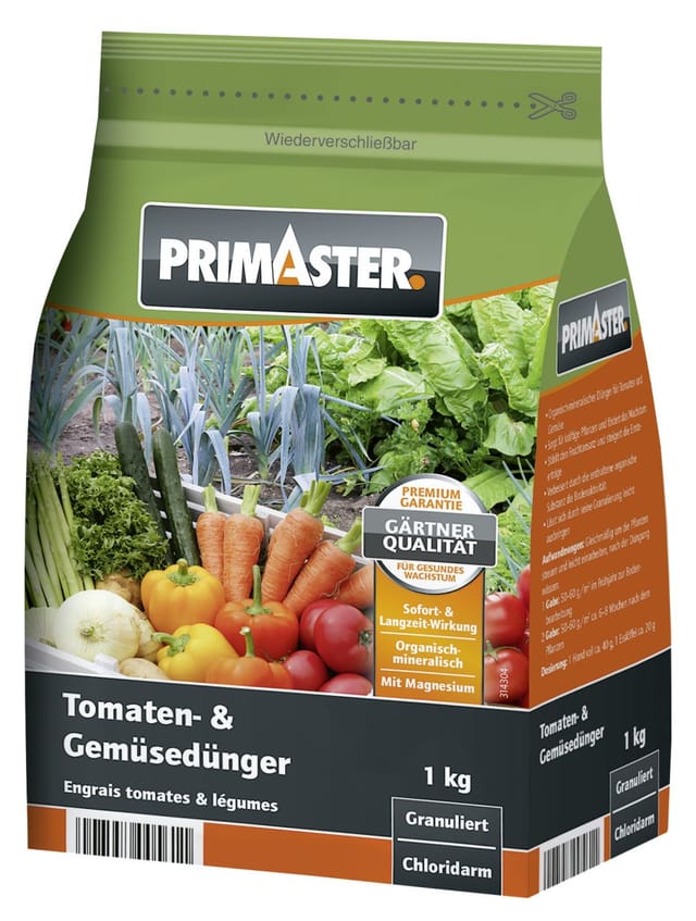 Primaster - Gartendünger Tomate und Gemüse Garten Dünger Pflanzendünger