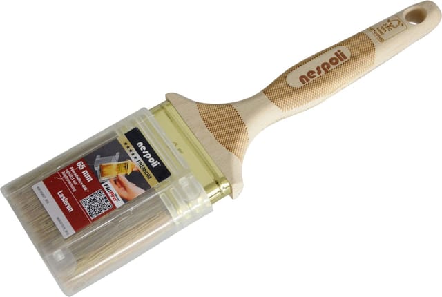 FillPro Wood Flachpinsel Lasuren LaserTouch-Griff 8. Stärke, 65 mm Malerpinsel - Nespoli