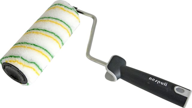 RollMatic® Farbroller YellowGreen mit Antihaftbeschichtung 18 cm, 4 mm Malerpinsel - Nespoli