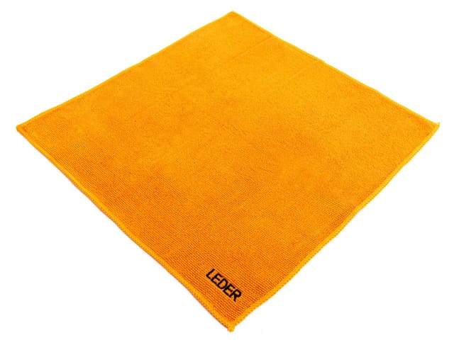 Lederpflegetuch orange ca. 40 x 40 cm Putztuch - Trendline
