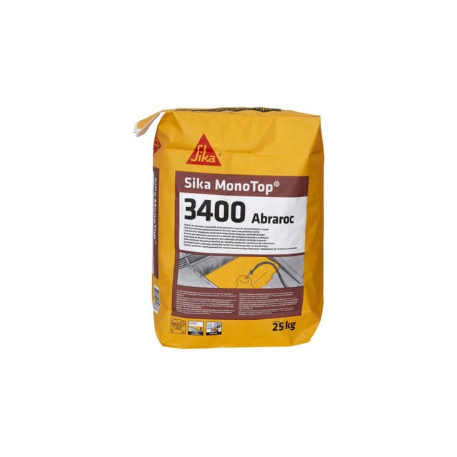Sika - Reparaturmörtel MonoTop-3400 Abraroc - 25 kg - Grau