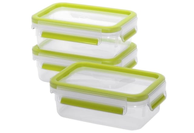 Frischhaltedose Clip & Close 0,55l 3er Set hellgrün