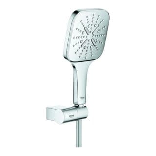 Grohe - Rainshower SmartActive Cube - Wandhalterset 130 9,5 l/min, 3 Strahlarten, Halter und Schlauch, Chrom 26588000