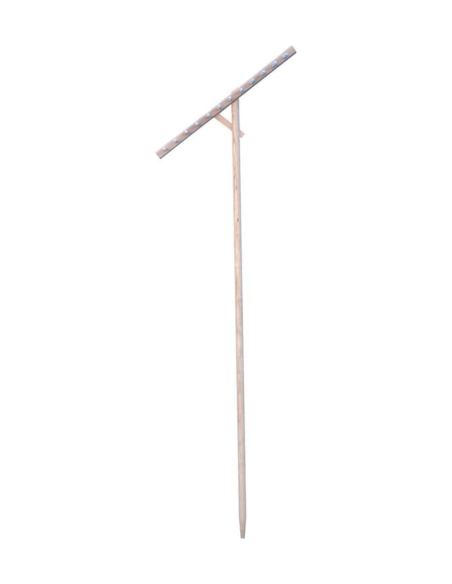 Holzrechen 12 Zähne Kunststoff