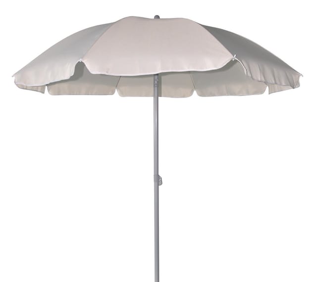 Trendline - Sonnenschirm creme ø 180 cm UV-Schutz: 60+ Sonnenschutz Strandschirm