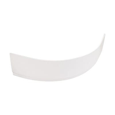 Calmwaters® Badewannenschürze Curved Wellness, weiße Wannenschürze aus Acryl, für Eckbadewannen in 150 x 150 cm, 03SL3016