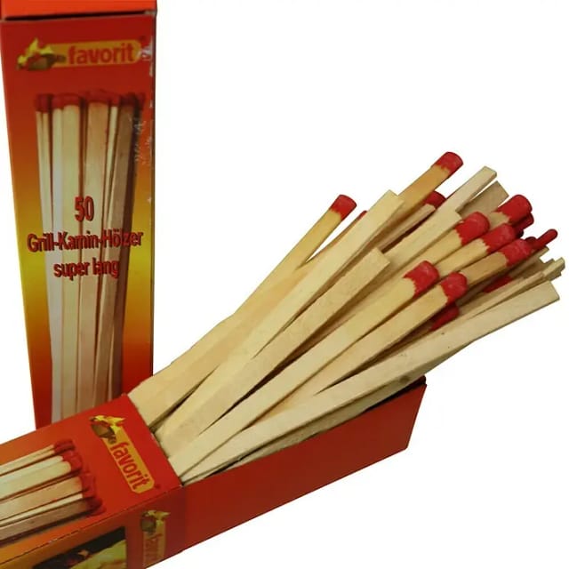 Favorit - Anzünder Kamin Grillanzünder Anzündhilfe 50 Stück 20cm Ofen Streichholz