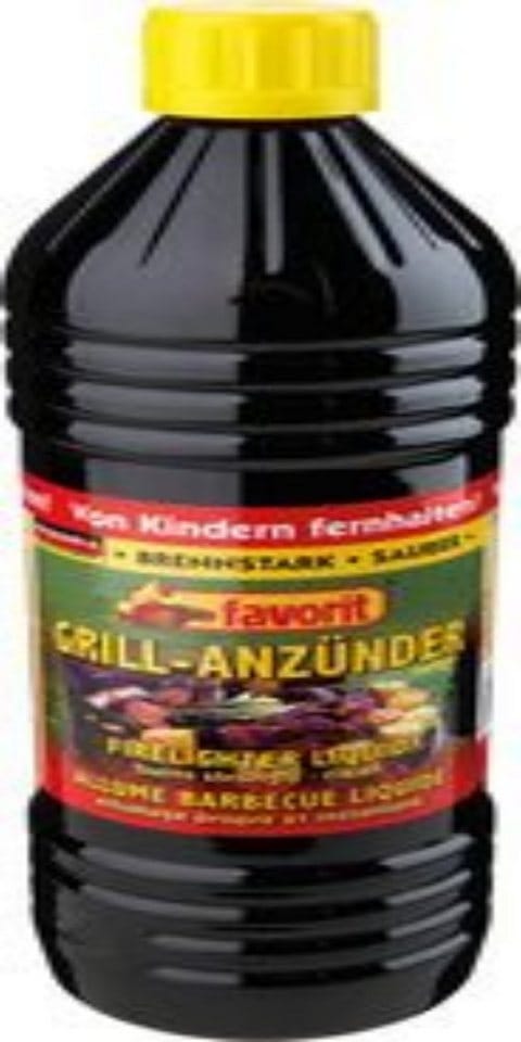 Favorit - Grillanzünder flüssig 1000 ml Anzünder brennstark, für Grill und Ofen