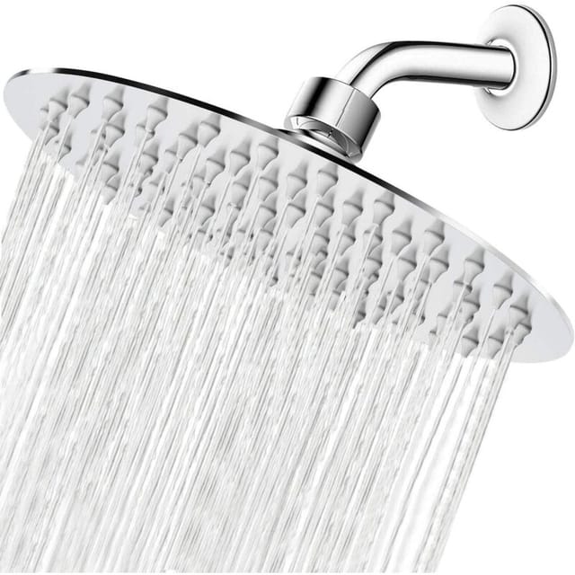 Fester Duschkopf, ultradünnes Design – leistungsstark, tolles Duscherlebnis, Edelstahl-Regenduschkopf (6 Zoll)