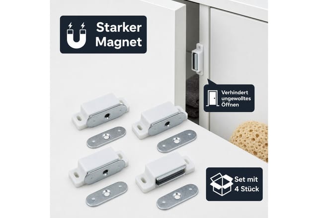 Westfalia Magnetschnapper - Set, 4-teilig