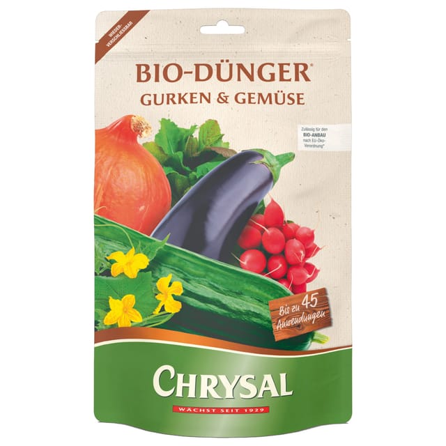 Chrysal Bio-Dünger Gurken & Gemüse - 900 g Standbeutel