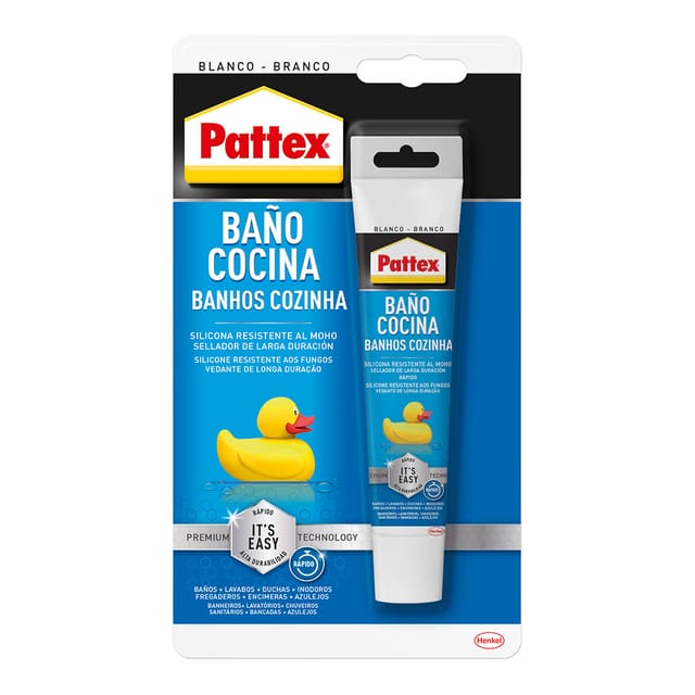 Silikon Badezimmer Küche Transparent 50ml - Pattex