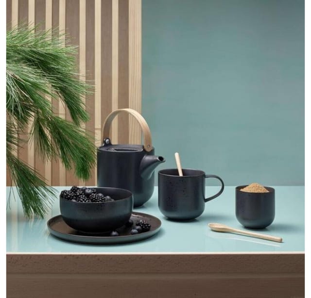 Asa Selection Gmbh - asa Gourmetteller, kuro d. 22 cm, h. 4,5 cm