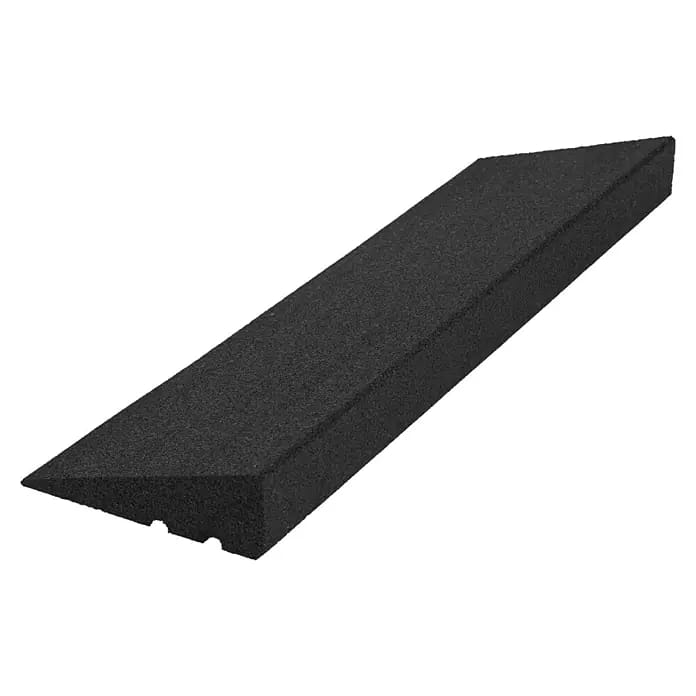 Gum-tech Auffahrrampe (Schwarz, 100 x 25 x 9 cm)