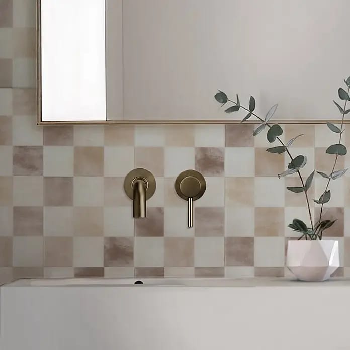 Smart Tiles Selbstklebemosaik Damier (19,69 x 19,69 cm, Luxor, Matt)