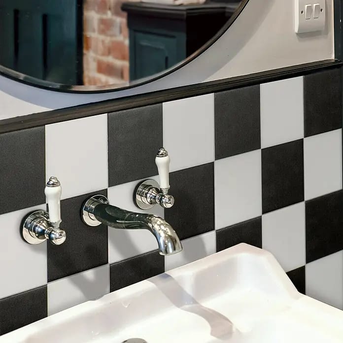 Smart Tiles Selbstklebemosaik Betera (19,69 x 19,69 cm, Paris, Matt)