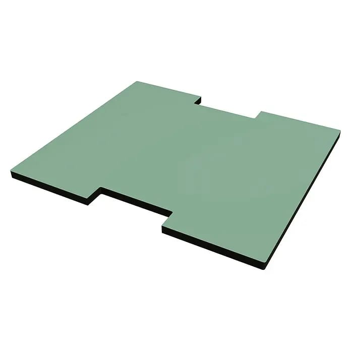 Mixpol Profile Regalboden Box Sage (25,5 x 22,3 cm, Salbeigrün, 2 Stk.)