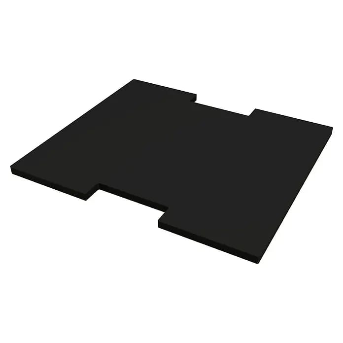 Mixpol Profile Regalboden Box Schwarz ARF (25,5 x 22,3 cm, Schwarz, 2 Stk.)