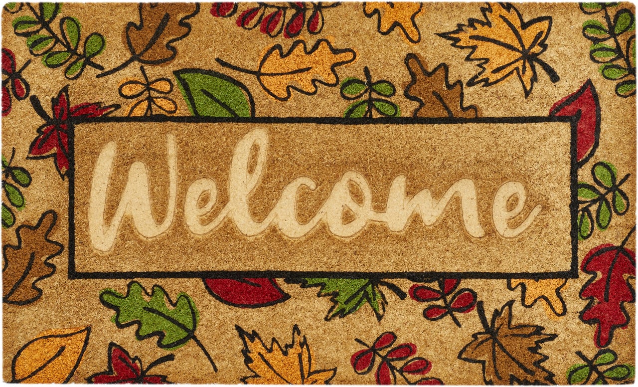 Andiamo Fußmatte Klara Welcome Herbstmotiv 45 x 75 cm natur