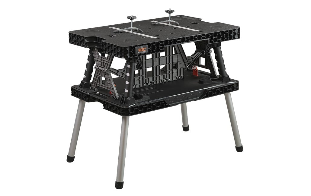 Keter faltbare Werkbank 2.0 inkl. Schraubzwingen 85 x 57 cm max. 453 kg Bild 5