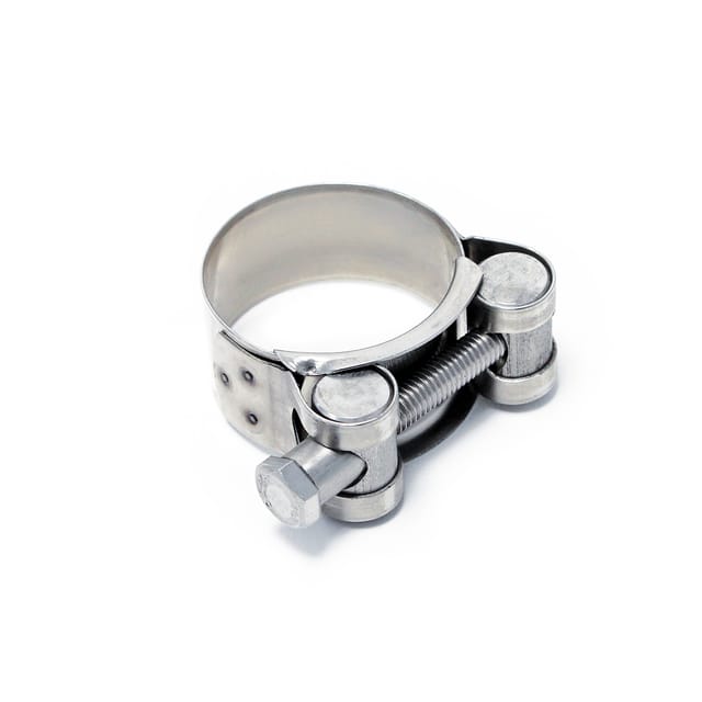 Wiltec - Gelenkbolzenschelle W4 Bandbreite 20mm Spannbereich 32-35mm rostfreier Edelstahl Spannbackenschelle Schlauchschelle