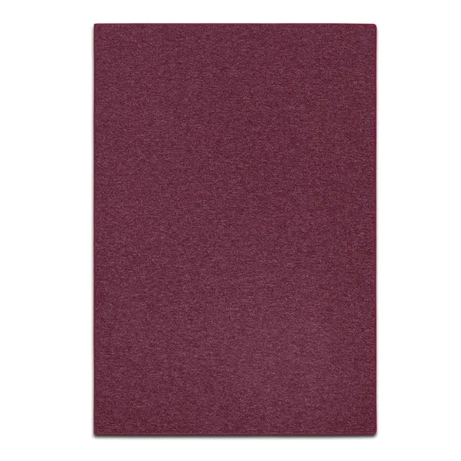 Karat Teppichläufer London Flacher Schlingenflor Weinrot 50 x 300 cm