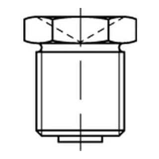 DIN 3405 Trichter-Schmiernippel Stahl AM 6 x 1 galv. verzinkt 100 Stk