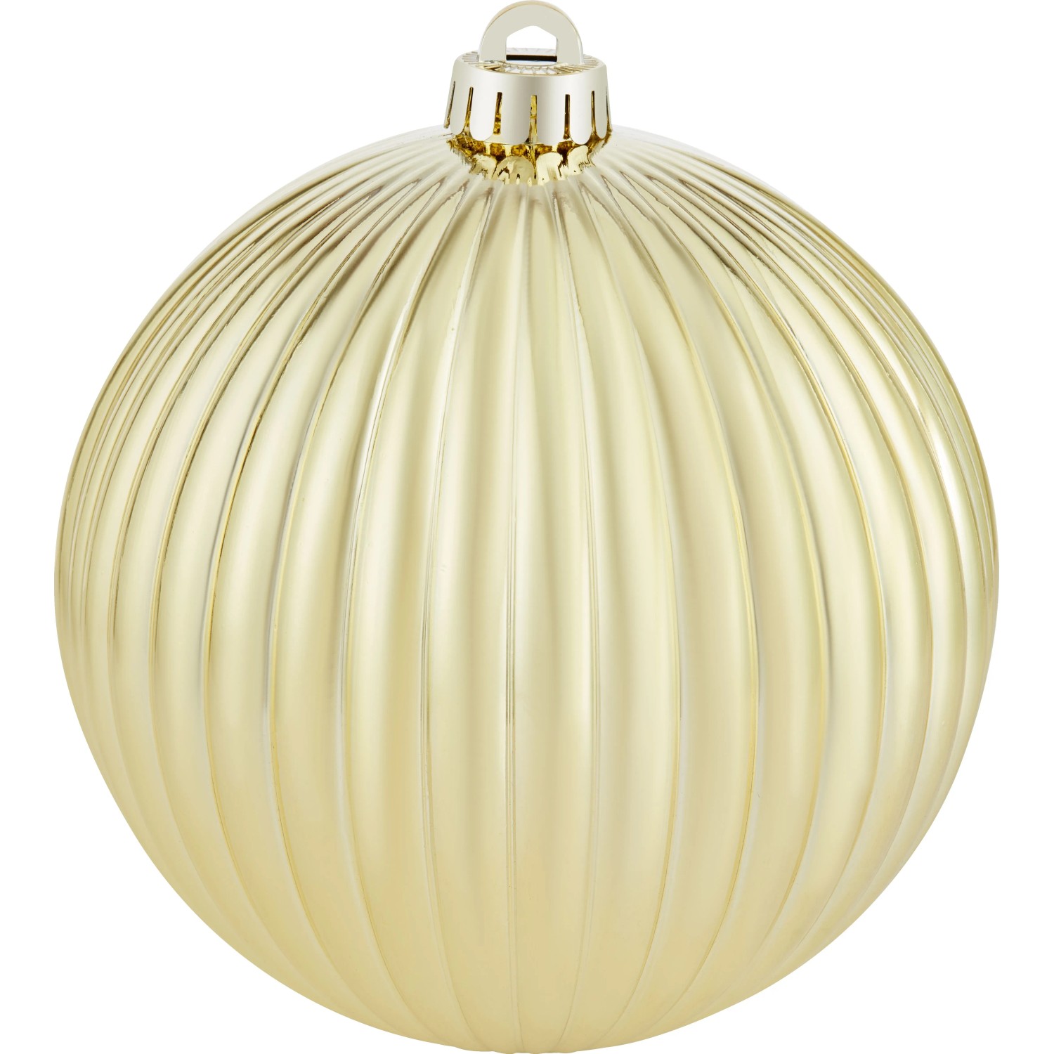OBI Weihnachtskugel Kunststoff 14 cm Gold