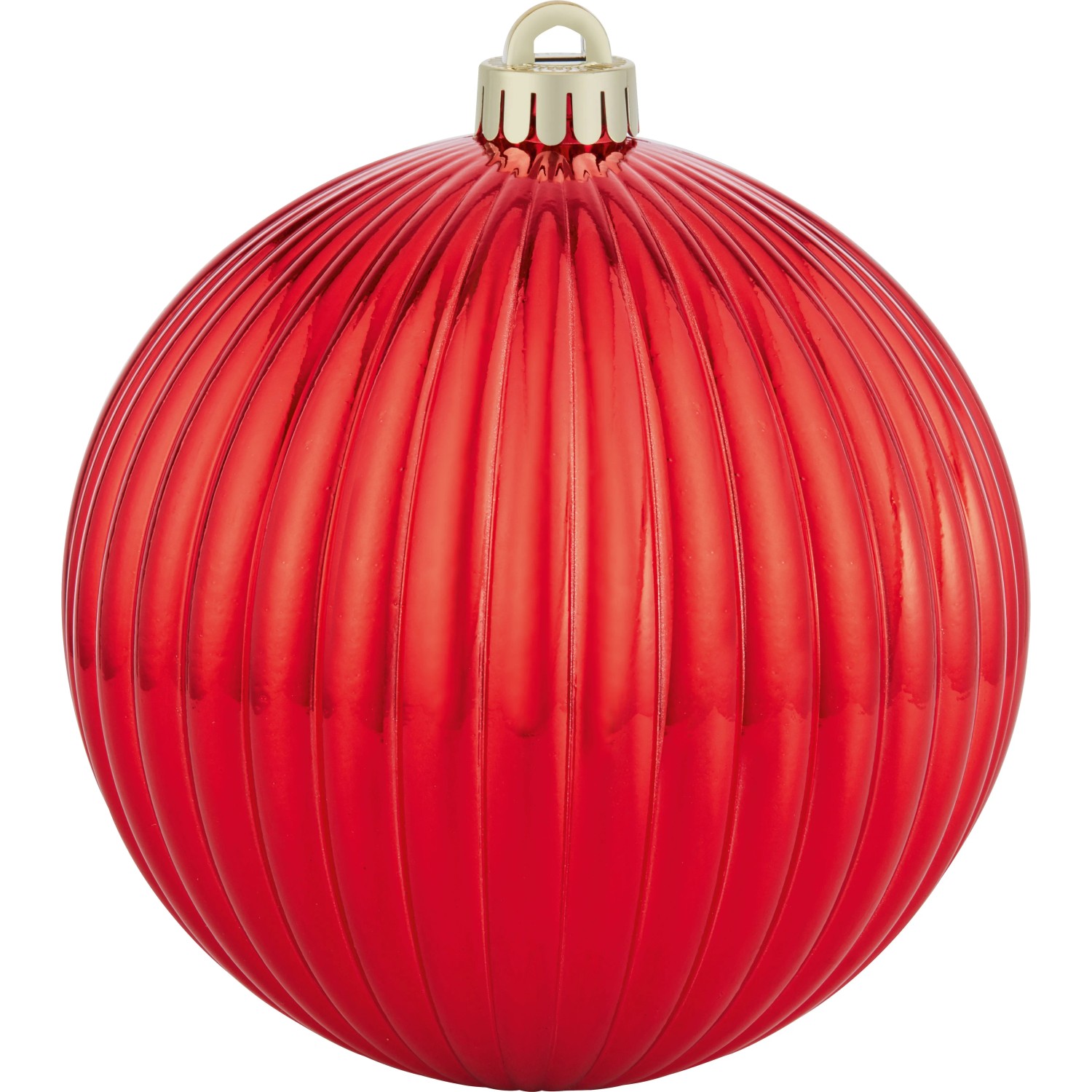 OBI Weihnachtskugel Kunststoff Rot 14 Cm