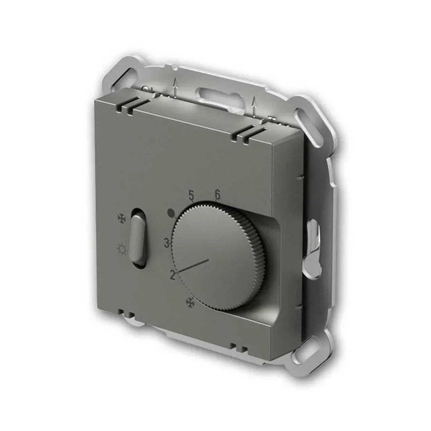 TEM LOGIQ Thermostat Schalter Titan ohne Rahmen