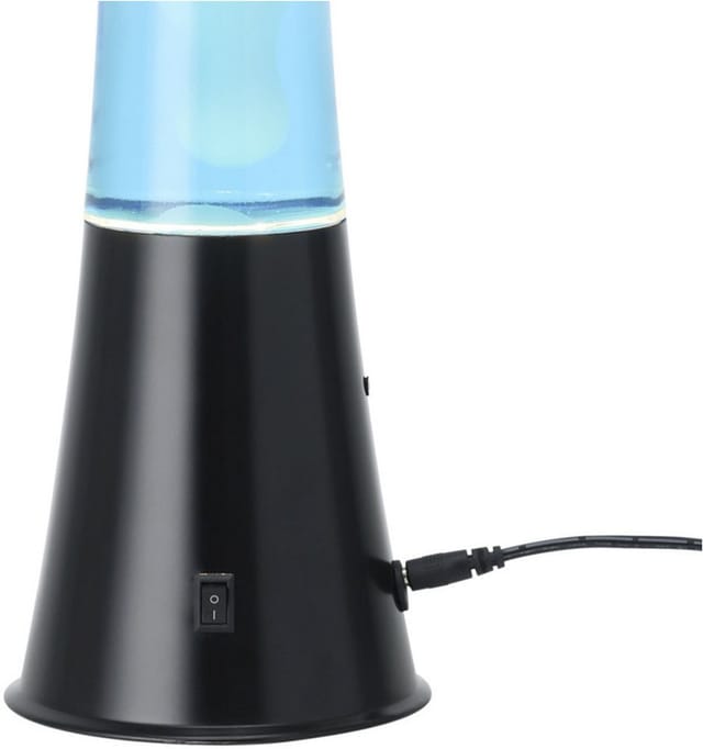 Eglo Tischlampe Lava Schwarz Blau Weiß Ø 10,9 cm