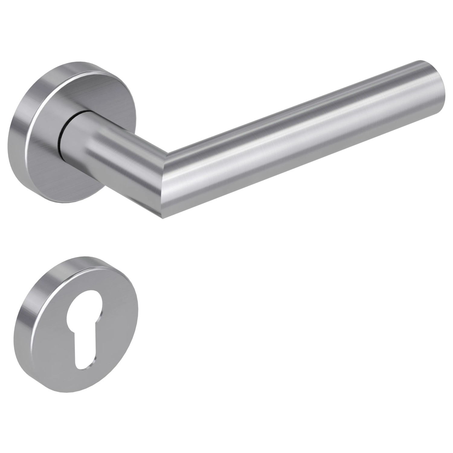Novadoors Türgriffgarnitur Nova Mio 120 Edelstahl PZ