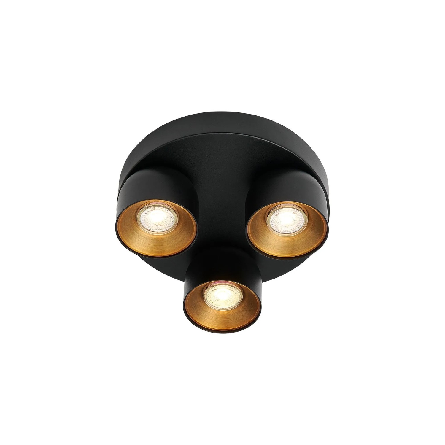Nordlux Pitcher 3-Rondel Spotlight Schwarz