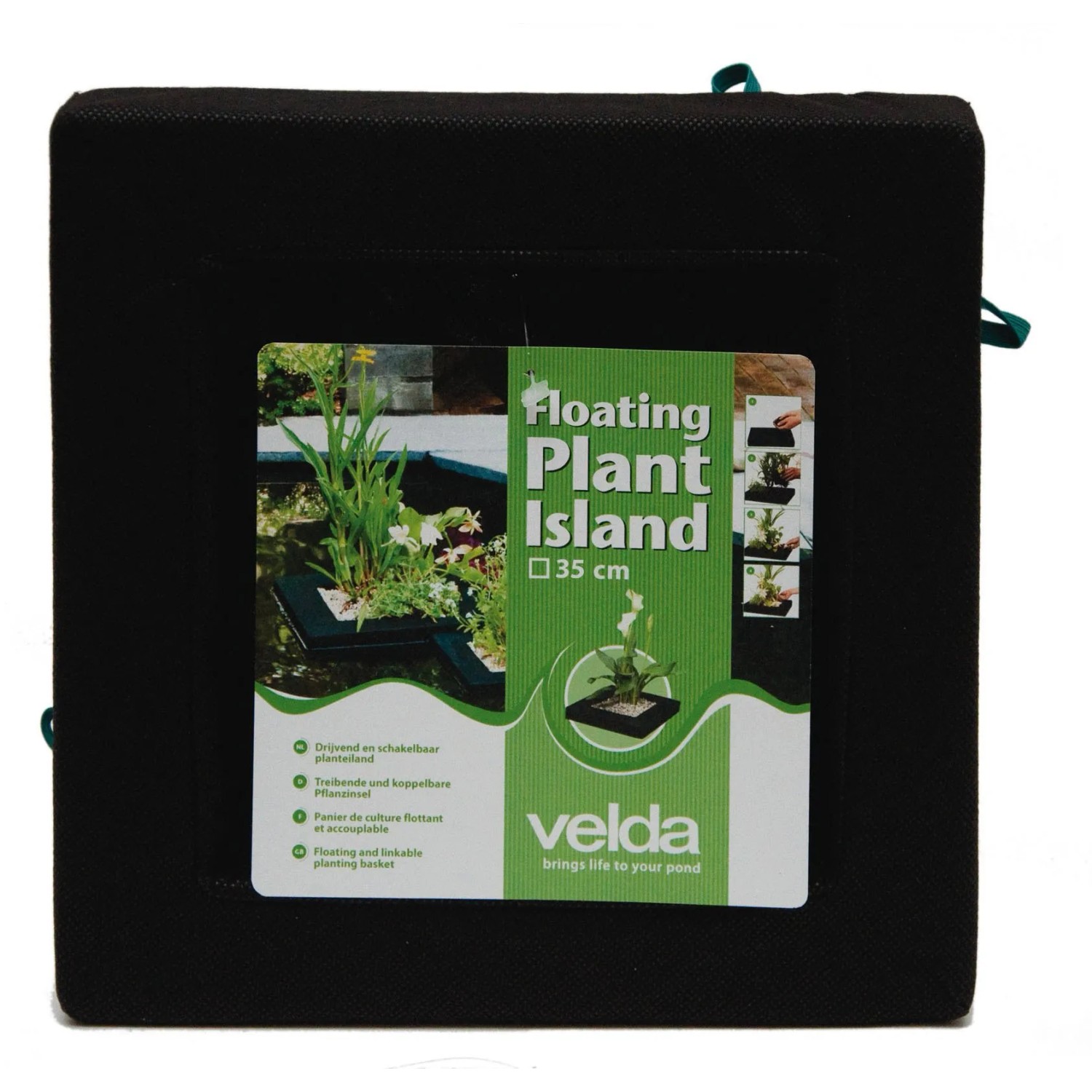 Velda schwimmende Pflanzkorb 35 cm viereckig für den Teich und Sumpfpflanzen,
