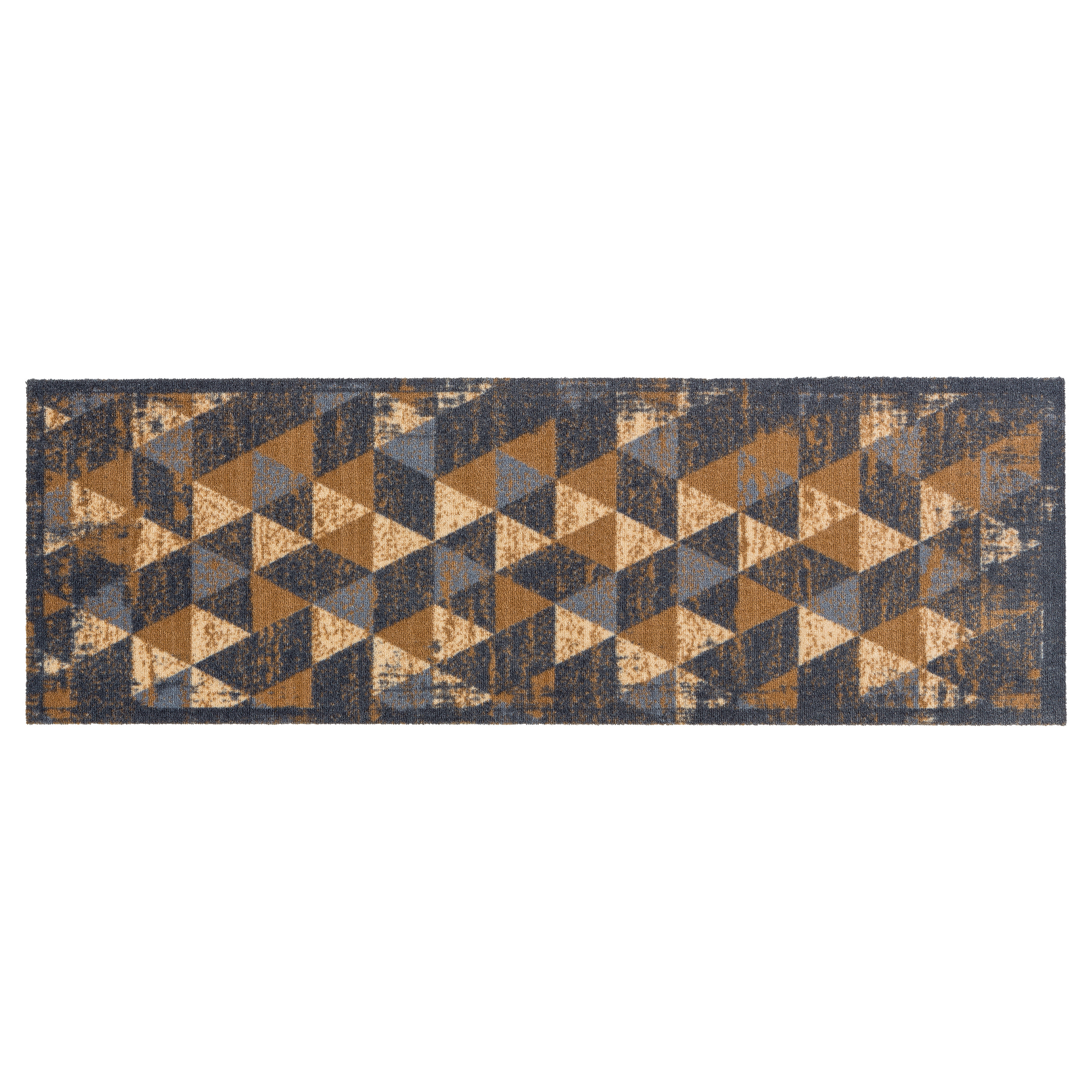 Astra Sauberlaufmatte 'Miabella' 50 x 150 cm Dreiecke grau