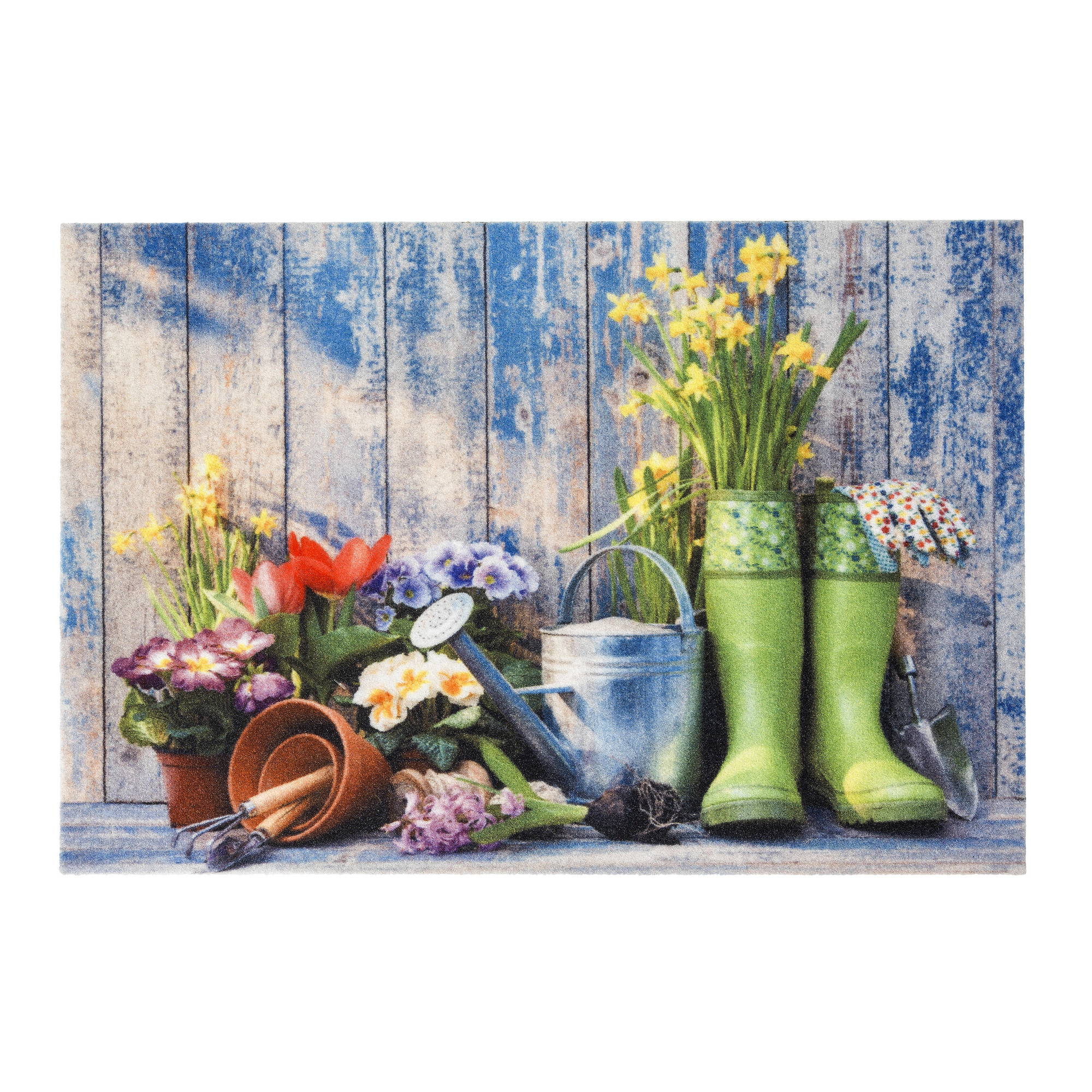 Astra Sauberlaufmatte 'Deco Print' 40 x 60 cm Garden Tools blau