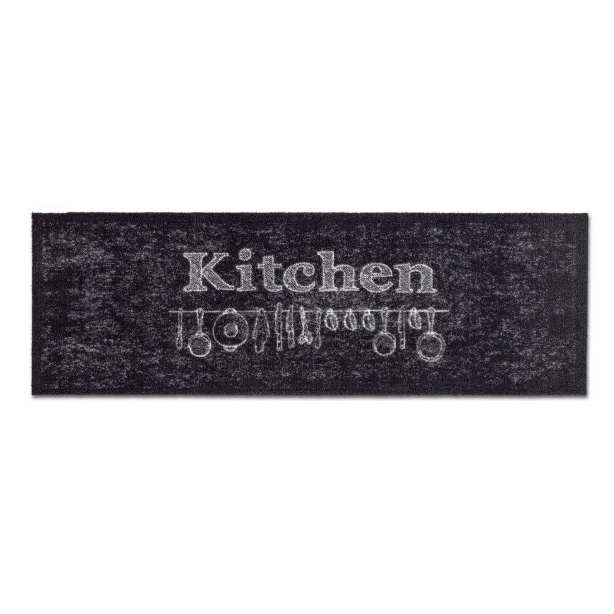 Astra Schmutzfangläufer 'Miabella' 50 x 150 cm schwarz