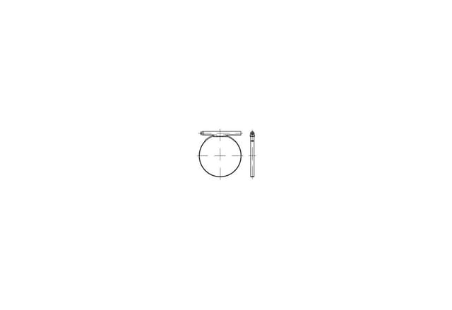 Schlauchschelle DIN 3017 W1 Form A 140-160/12 C7 Stahl galvanisch verzinkt
