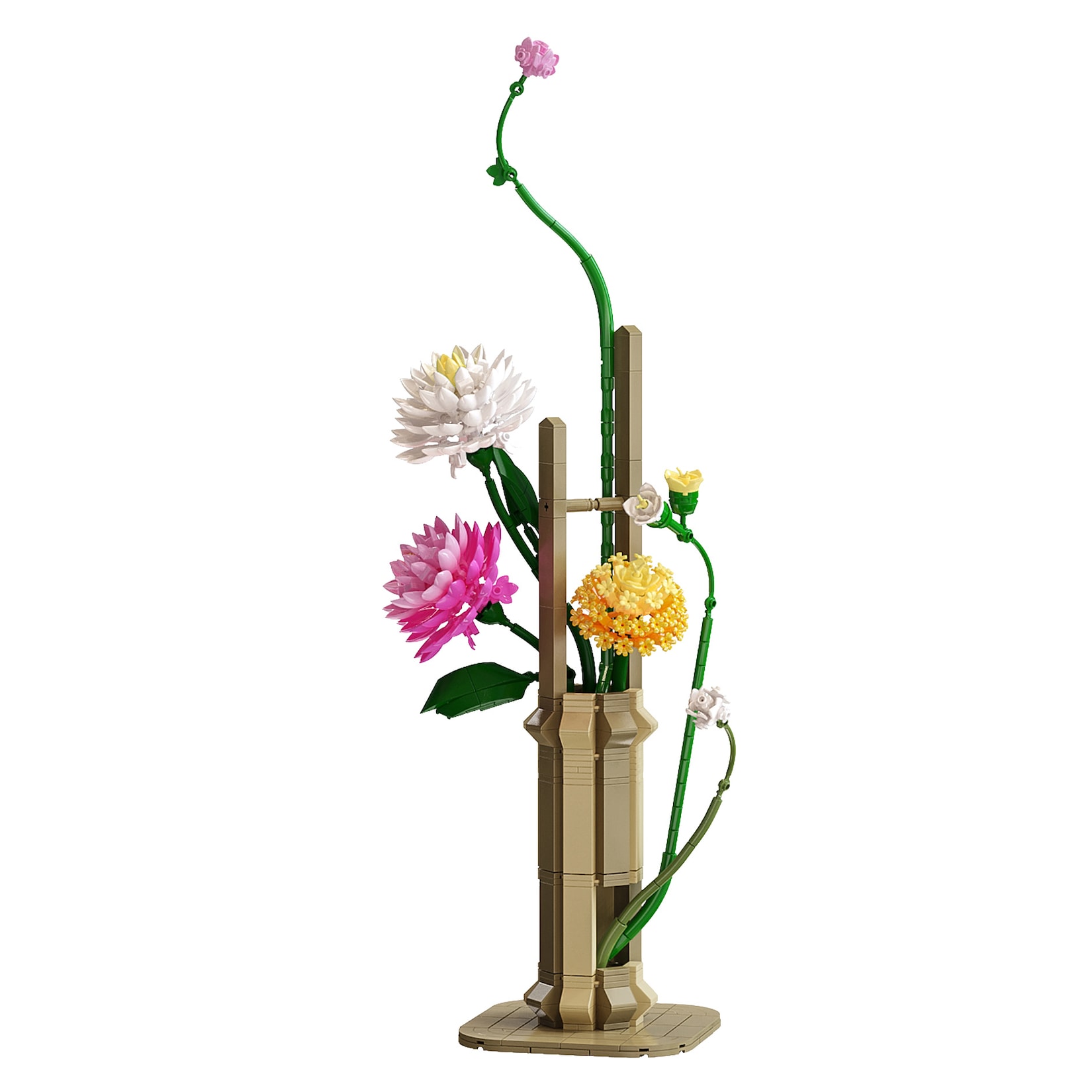 JAMARA-402912 CaDA Blumenstrauß Frühling 1:1 Bricks