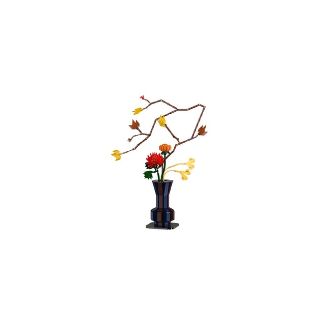 JAMARA-402914 CaDA Blumenstrauß Herbst 1:1 Bricks