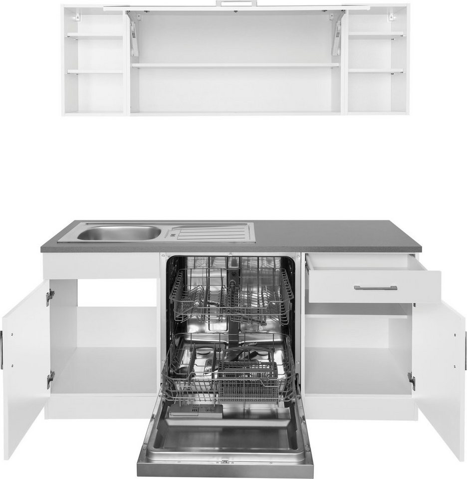 KOCHSTATION Küchenzeile KS-Paris â€“ Küchen mit einzigartigen Fotomotiven auf den Fronten, Stellbreite 220/220 cm, wahlweise mit E-Geräten, mit Motivdruck Bild 4