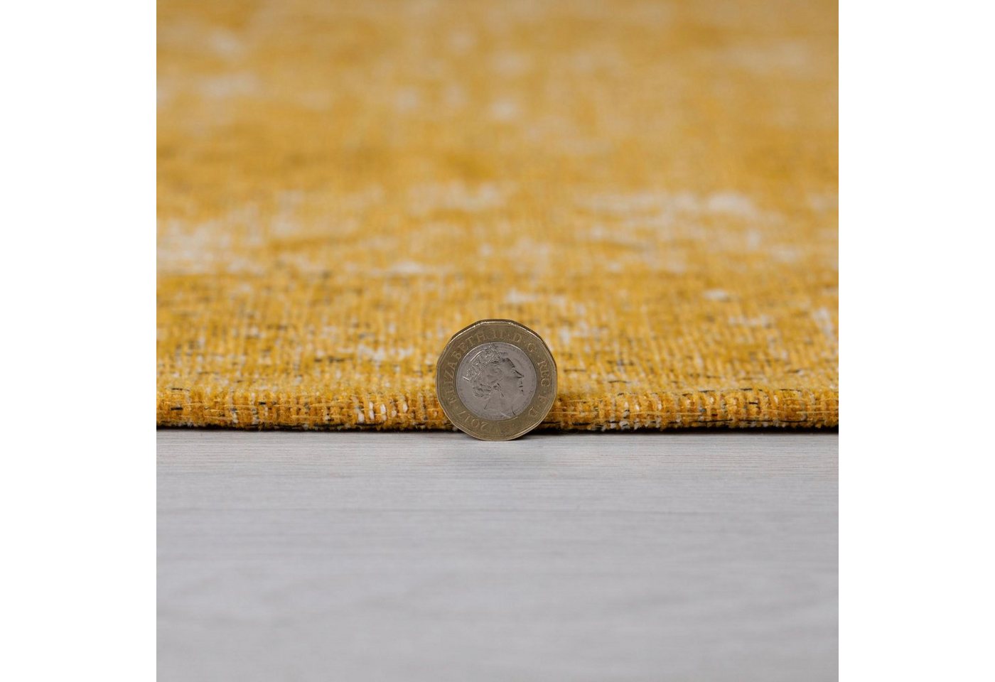 FLAIR RUGS Teppich Antique Vintage-Muster, rechteckig, Höhe: 4 mm, Chenille Stil Teppich, Wohnzimmer, Schlafzimmer, Esszimmer