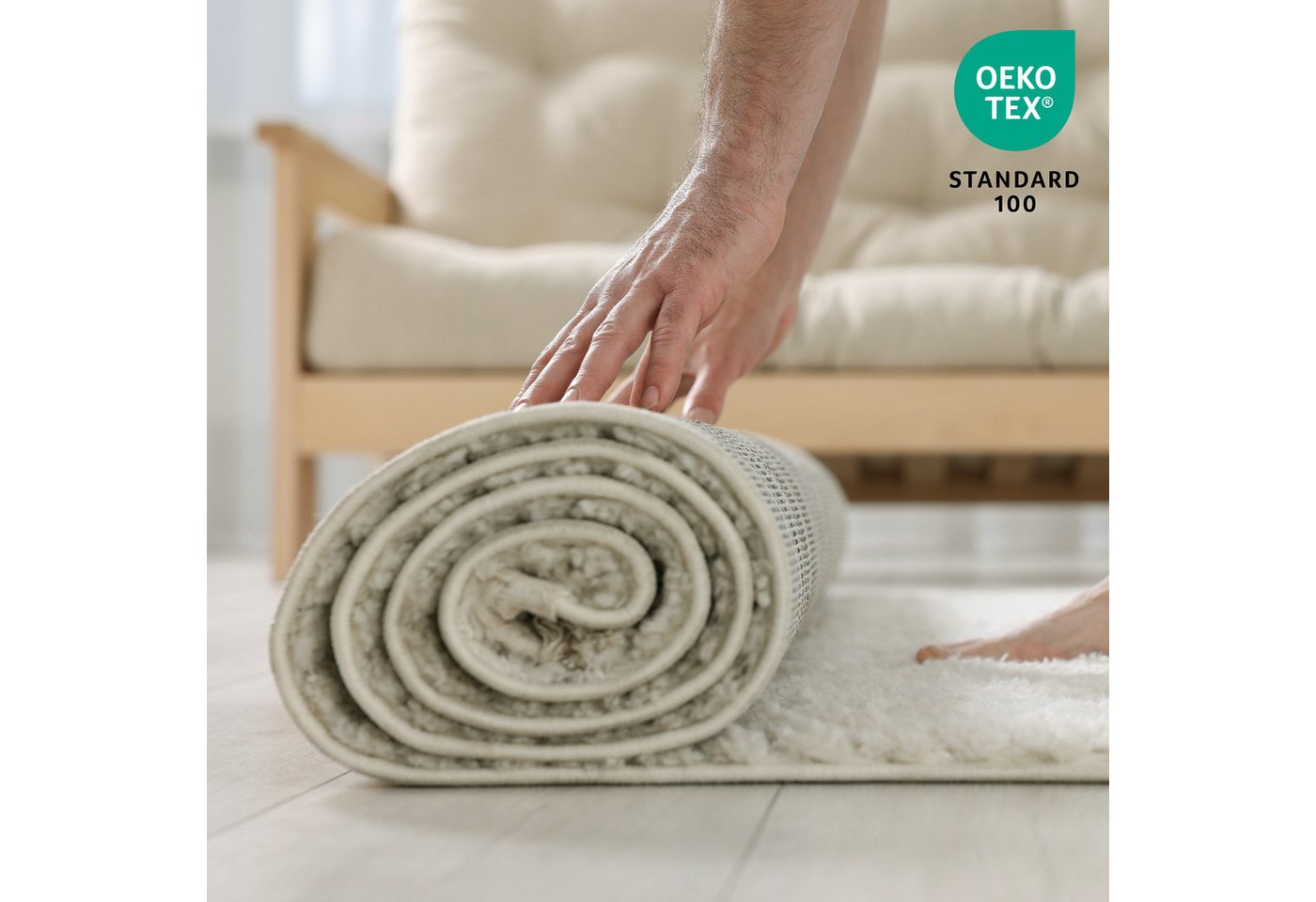 OTTO home Sisalteppich Natur, rechteckig, Höhe: 8 mm, 100% Sisal, große Farbauswahl, in verschiedenen Größen Bild 4