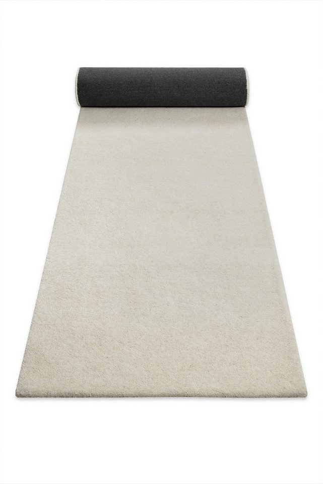 Wecon home Wollteppich Hamptons FORTYTHREE, rechteckig, Höhe: 20 mm, Läufer, Schurwolle, Kurzflor, Wohnzimmer, Schlafzimmer, elegant