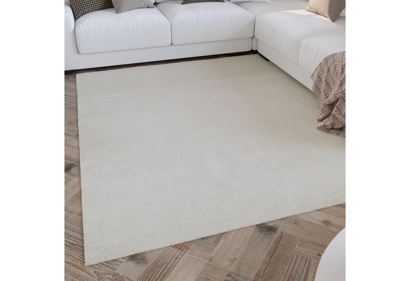 Wecon home Wollteppich Hamptons FORTYTHREE, rechteckig, Höhe: 20 mm, Läufer, Schurwolle, Kurzflor, Wohnzimmer, Schlafzimmer, elegant Bild 2
