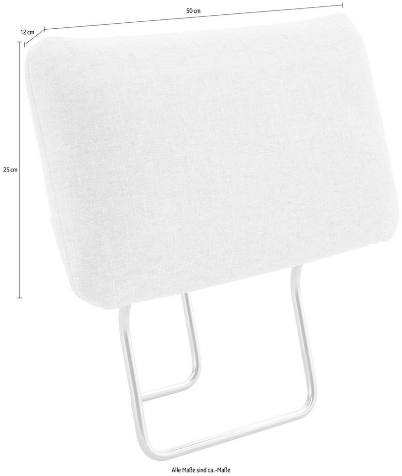 sit&more Sofa-Kopfstütze Morris Jubi, B: 50 cm, (Set, 2 Stück), Set: 2 Stück, passend zur Serie