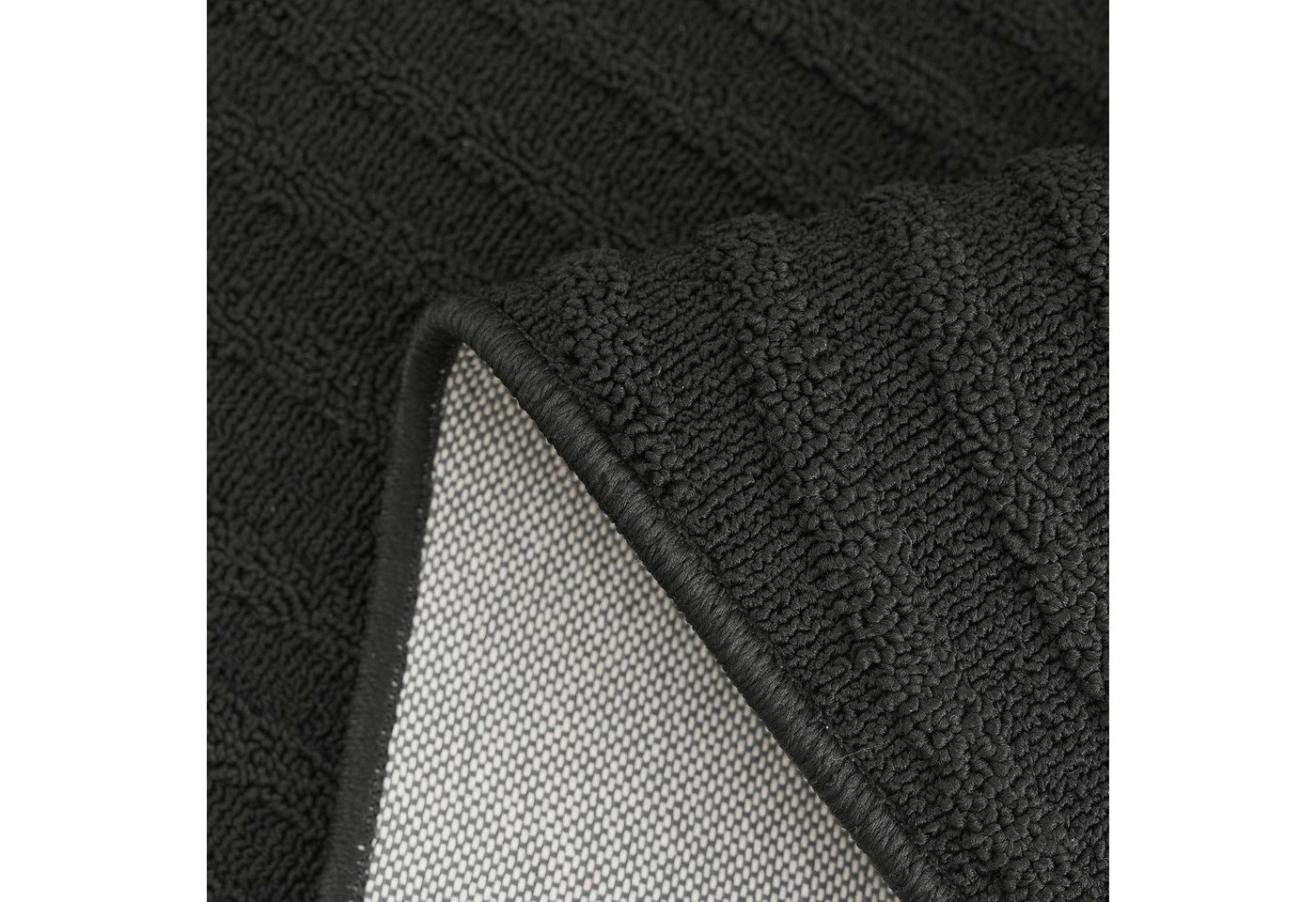 OTTO home Teppich Jola Hoch-Tief-Design, Scandi-Look, Zen, 140 cm, rund, Höhe: 10 mm, Boho, Modern, 3D, Wohnzimmer, Schlafzimmer, wasserabweisend Bild 4