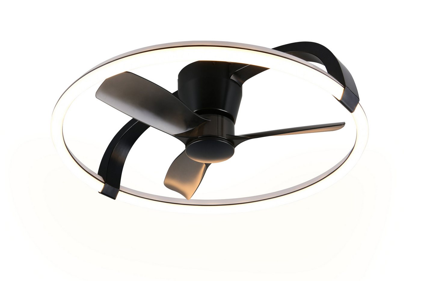 Reality Leuchten LED Deckenleuchte STOCKHOLM mit Ventilator, Smart Home tuya Deckenventilator mit Licht, CCT - über Fernbedienung, Dimmfunktion, Farbwechsel, Nachtlichtfunktion, Smart Home, Timerfunktion, Ventilatorfunktion, getrennt schaltbar, LED fest integriert, RGB, warmweiß - kaltweiß, Steuerung per tuya App oder Fernbedienung, Dynamic Light RGB Licht Bild 3