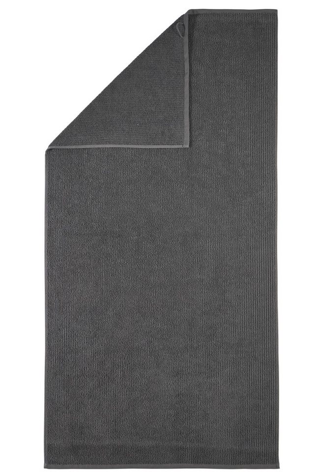 OTTO home Badetuch Riva, 80x150, Premium Handtücher, 500 gr/m², Webfrottier (1-St), Hoch-Tief-Struktur, Streifen, weich, 5 Jahre Garantie