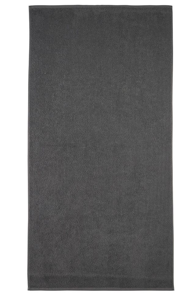 OTTO home Badetuch Riva, 80x150, Premium Handtücher, 500 gr/m², Webfrottier (1-St), Hoch-Tief-Struktur, Streifen, weich, 5 Jahre Garantie Bild 4